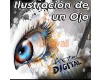 ARTE DIGITAL CON ADOBE PHOTOSHOP ILUSTRACION DE UN OJO VIDEO