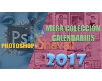 Calendarios PSD 2017 Editables con Adobe Photoshop