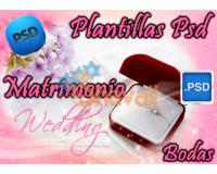 Plantillas PSD Photoshop para Bodas Wedding Templates Editables