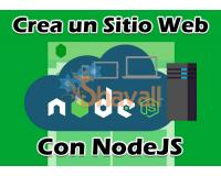 Vídeo Curso Crea un Sitio Web con NodeJS Framework JavaScript