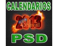 PACK CALENDARIOS 2013 PSD PNG PARA IMPRIMIR PROFESIONALES