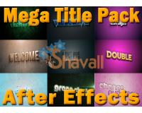 Mega Title Pack After Effects 100 en 1