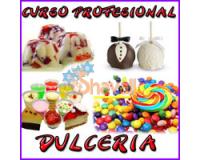 CURSO DULCERIA CHOCOLATES MANZANAS GALLETAS BOMBON GOMITAS CARAM