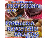 CURSO DE PANADERIA REPOSTERIA PAN PASTELERIA GALLETAS POSTRES