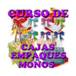 CURSO DE CAJAS EMPAQUE MOÑOS CANASTAS DECORADAS MOLDES IMPRIMIR